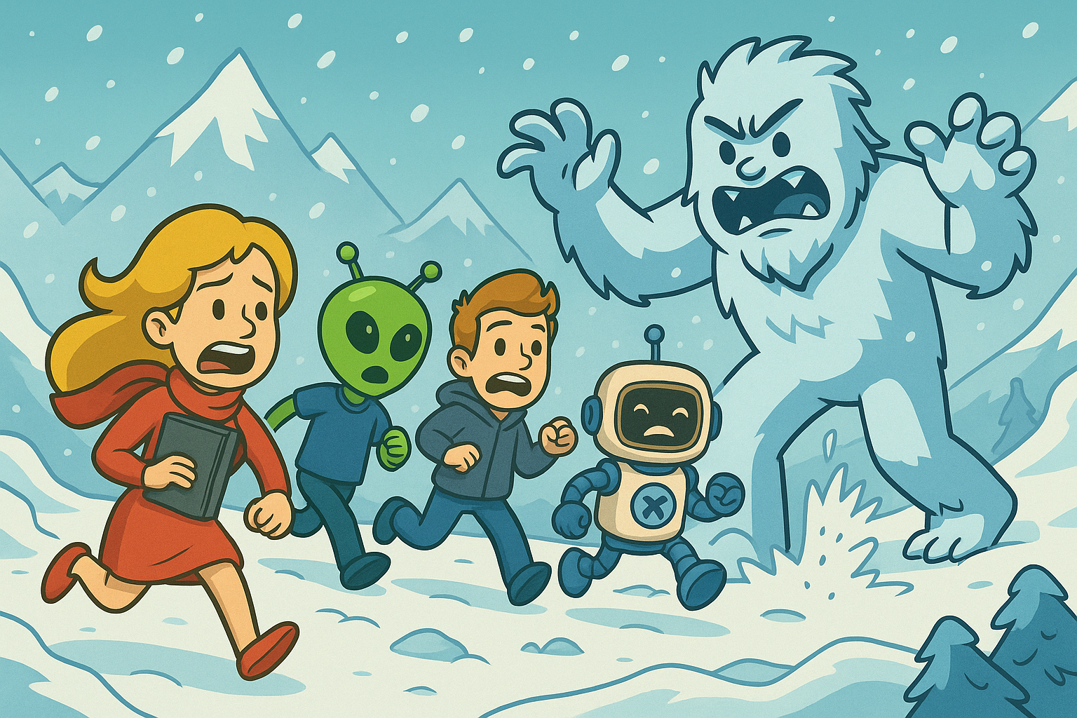 The hunt for the snowman