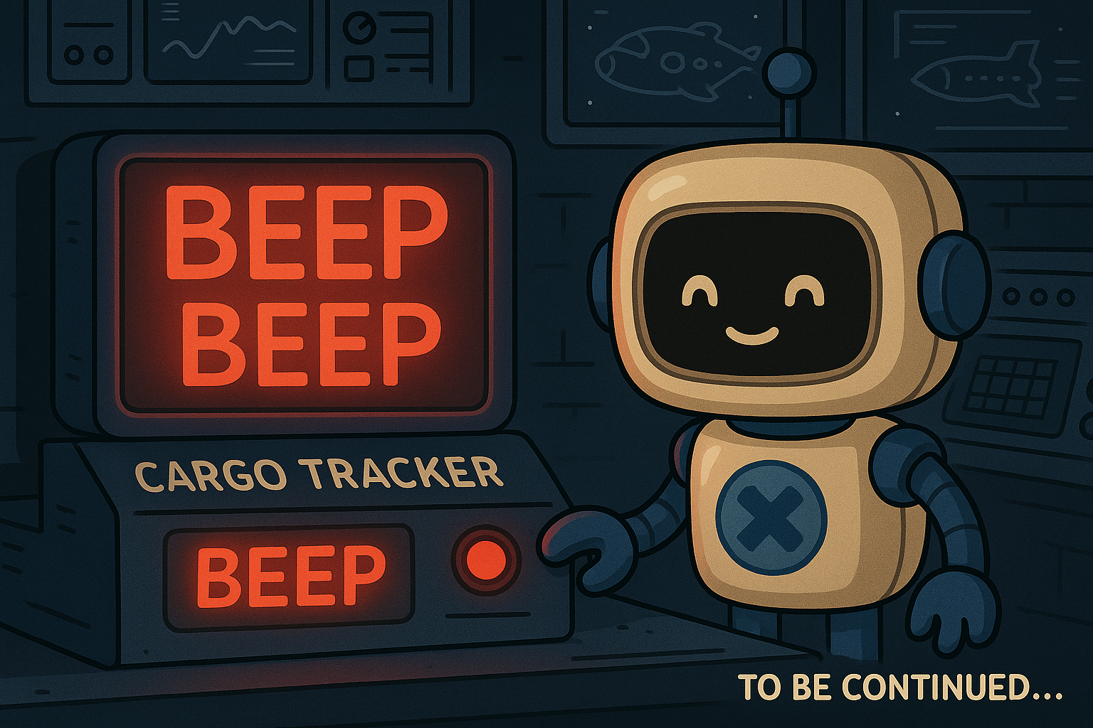 FBE notices a blinking warning at Xavier HQ