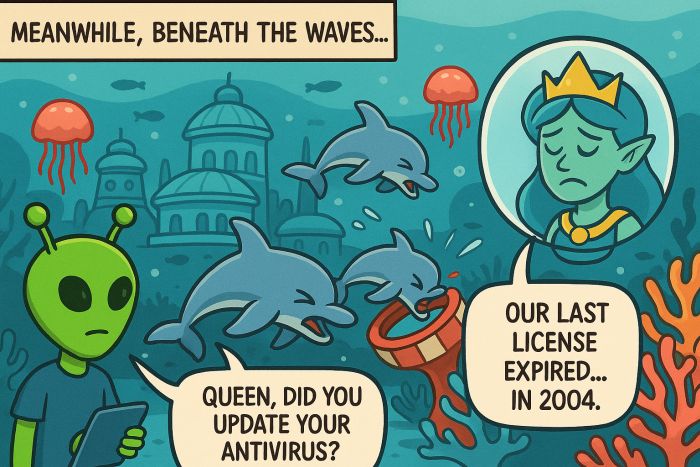 Dolphins in chaos after Atlantis antivirus expires