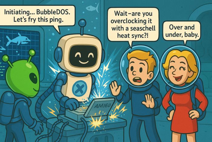 Bylla initiates BubbleDOS using a seashell heat sink